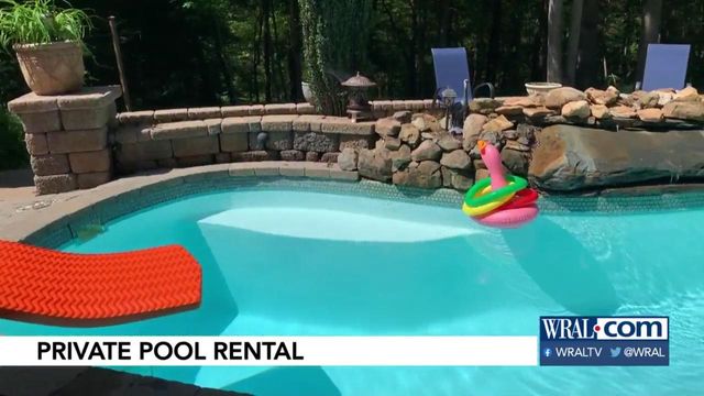 Use app to rent a pool for the day
