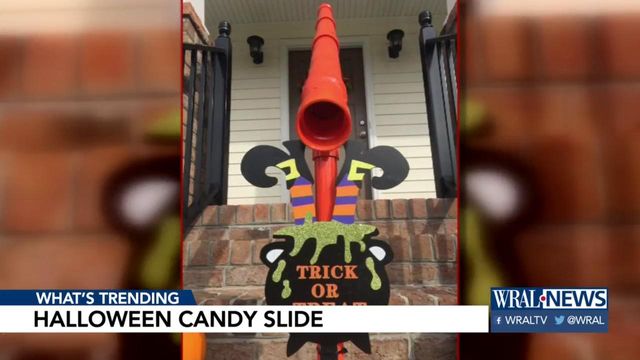 Virginia family comes up with unique way to distribute candy on Halloween