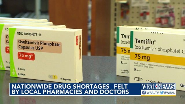 Nationwide drug shortages felt in Triangle pharmacies