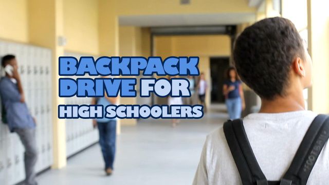Build-A-Backpack Drive helps NC high school students
