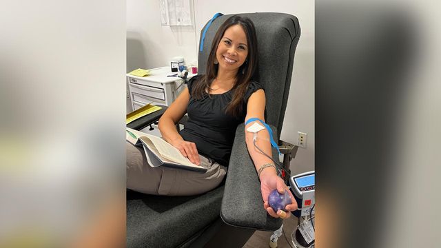 WRAL's Renee Chou explains why she gave blood 5 times last year
