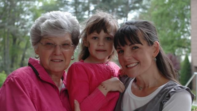 Andrea’s favorite photo with her mother and daughter, Alicia, was taken at the WRAL Gardens shortly after her Mom’s Alzheimer's diagnosis.
