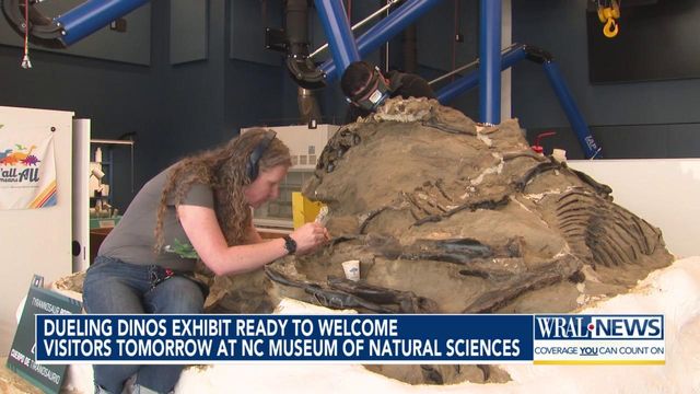 Deuling Dinos exhibit ready to welcome visitors this weekend at NC Museum of Natural Sciences