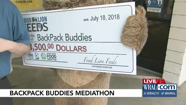 Food Lion gives $3,500 to BackPack Buddies