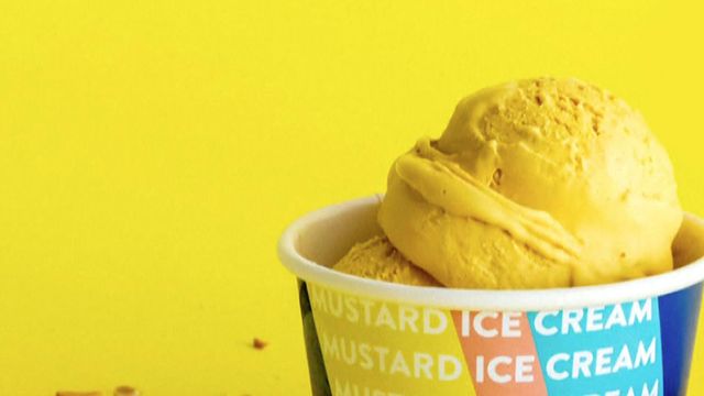 Mustard flavored ice cream: Yay or nay?