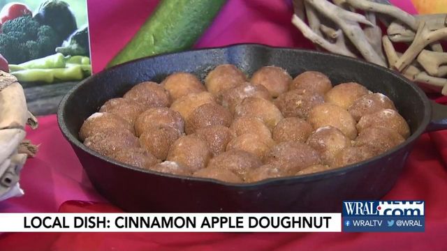 Local dish: Cinnamon Apple Doughnut Delight