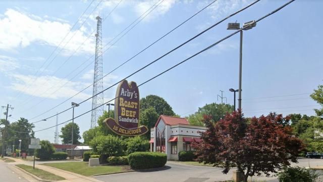 For decades, the iconic Arby's sign stood at 3415 Hillsborough St. in Raleigh. Photo courtesy of Google Maps.