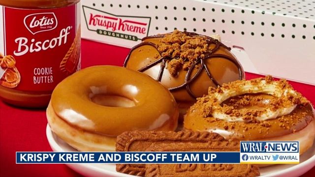 Krispy Kreme launches new Biscoff-flavored doughnuts