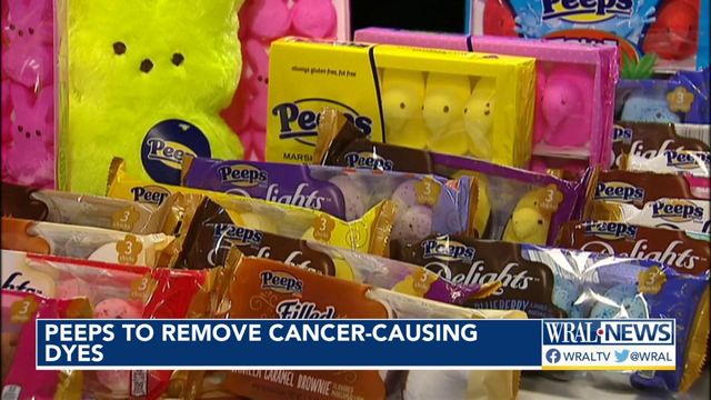 Peeps to remove cancer-causing dye from candy