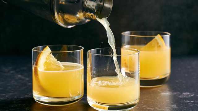 Gin and juice. Many people know of gin and juice because of Snoop Dogg’s hit from his debut album in 1993 — Toni Tipton-Martin’s recipe has extra depth from the use of vermouth and bitters. Food styled by Simon Andrews. (David Malosh/The New York Times)