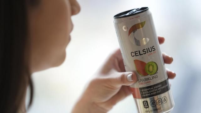 A can of Celsius, a fitness drink that is supposed to accelerate metabolism and burn body fat, is shown on Wednesday, April 10, 2024, in New York. The frenzy of functional beverages – drinks designed to do more than just taste good or hydrate - has grown into a multi-billion-dollar industry. (AP Photo/John Minchillo) A can of Celsius, a fitness drink that is supposed to accelerate metabolism and burn body fat, is shown on Wednesday, April 10, 2024, in New York. The frenzy of functional beverages – drinks designed to do more than just taste good or hydrate - has grown into a multi-billion-dollar industry. (AP Photo/John Minchillo)