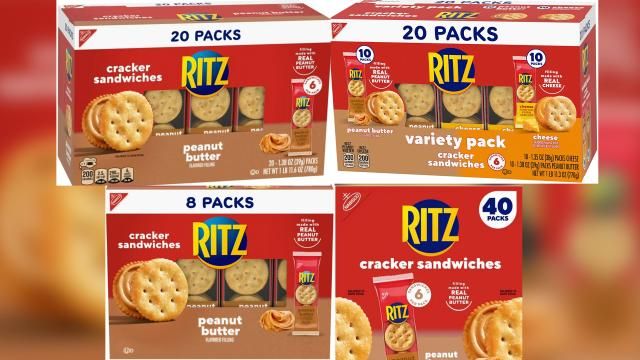 RITZ cracker packs voluntary recall