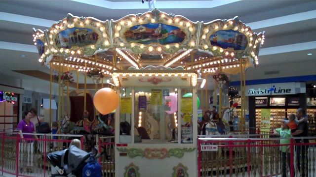 Triangle carousels: Cary Towne Center