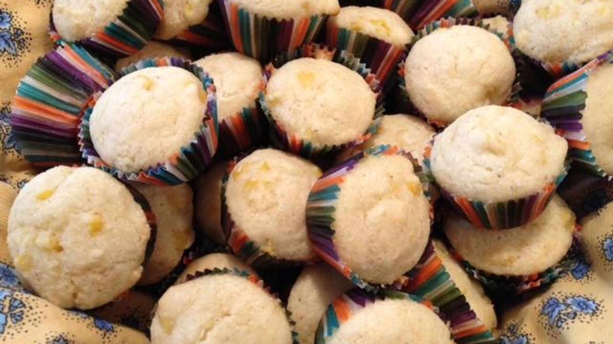 Mini corn muffins