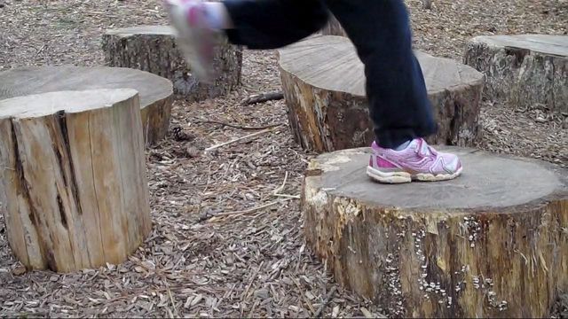 Playground Review: Nature play area at Blue Jay Point County Park