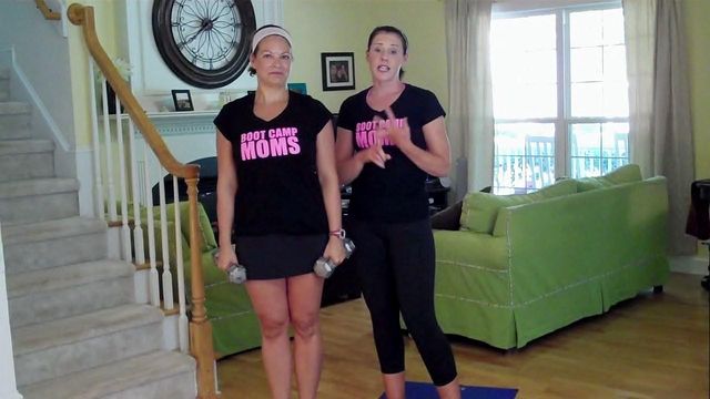 Get Fit: Boot Camp Moms demonstrates another fast, furious workout