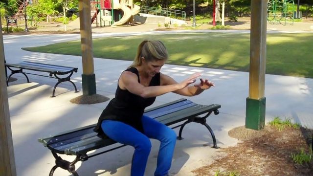 Healthy Moms: Exercise on the bench