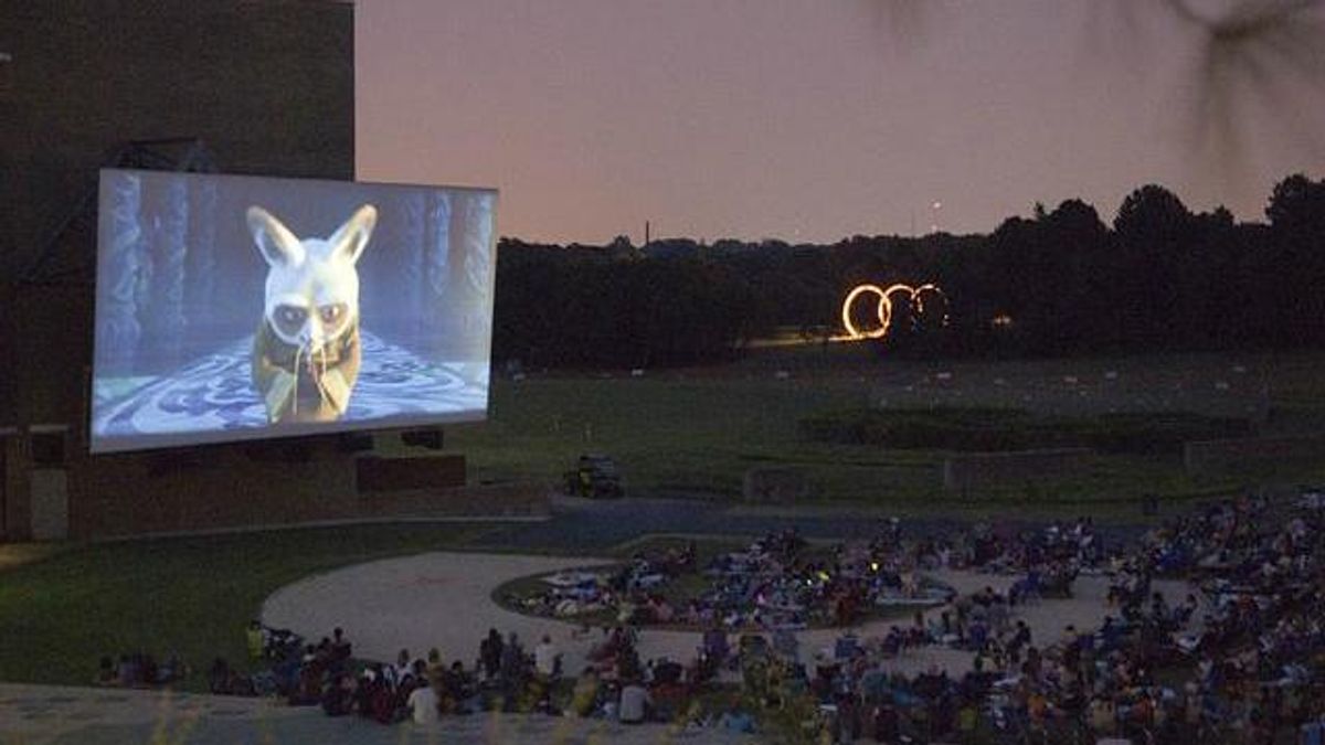 Outdoor movies at the N.C. Museum of Art