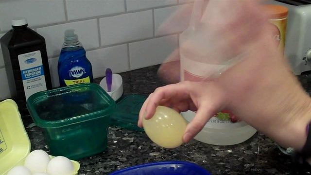 Easy Experiment: Make a 'naked' egg
