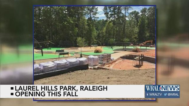 Construction trucking along at massive new Raleigh playground