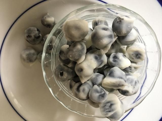 Recipe Two Ingredient Frozen Blueberry Bites