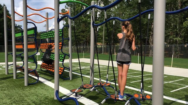 Raleigh park now home to area's first Panthers Play 60 Challenge Course