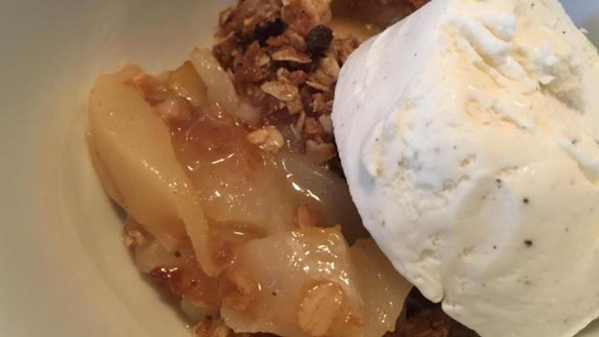 Pear crisp