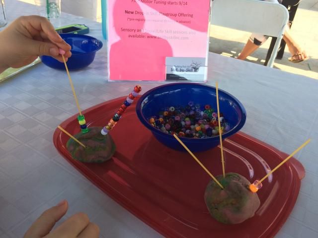 Chicken Feet playdough activity