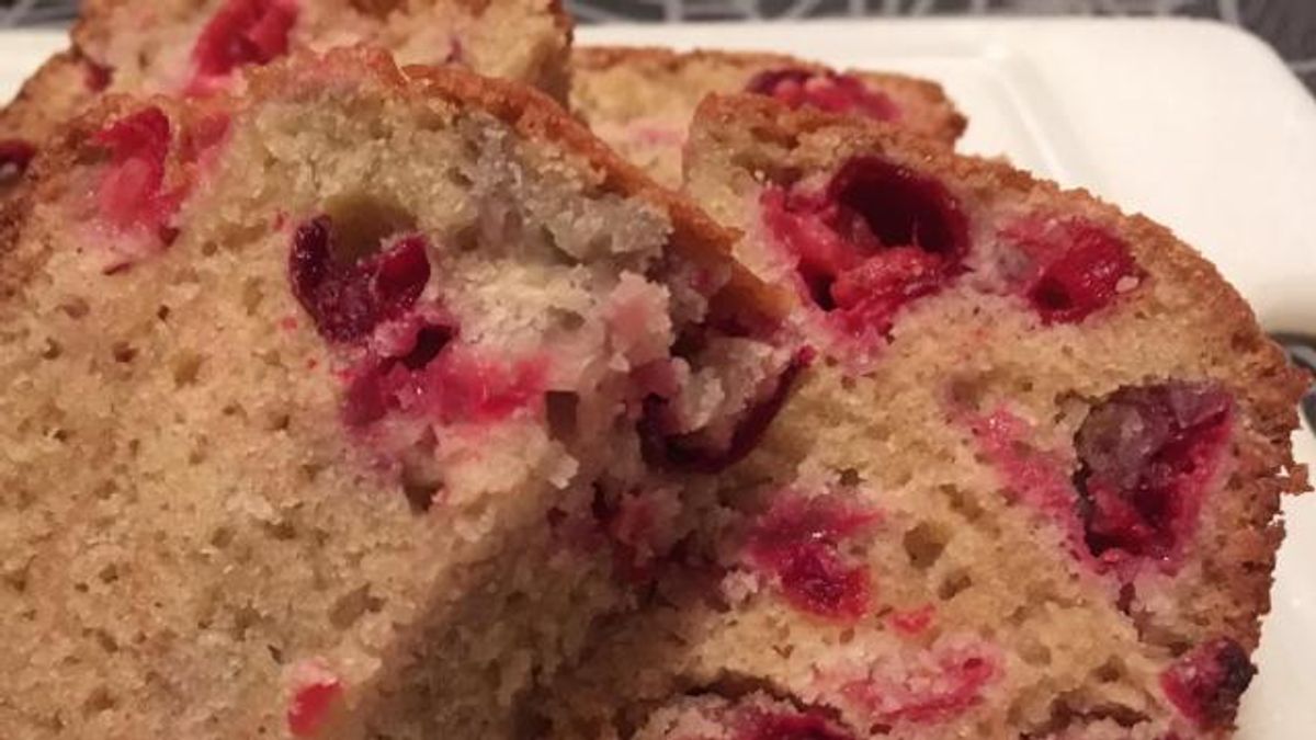 Cranberry orange bread
