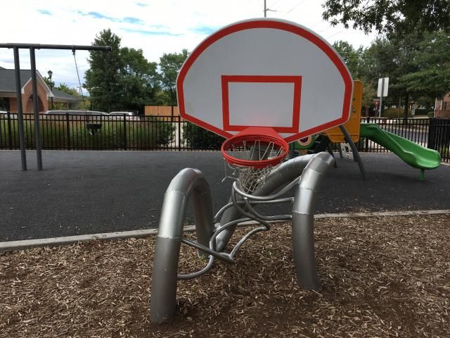 Hoops Playing Hoops at Halifax Park Playground