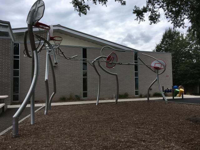 Hoops Playing Hoops at Halifax Park Playground
