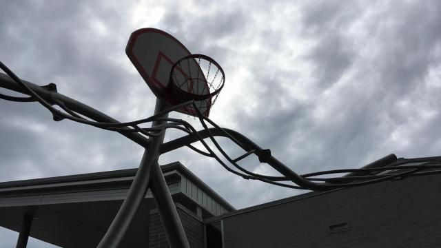 Hoops Playing Hoops at Halifax Park Playground
