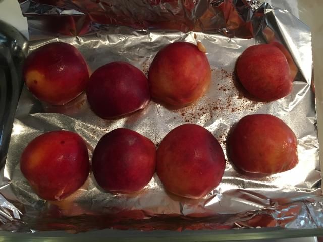 Roasted peaches