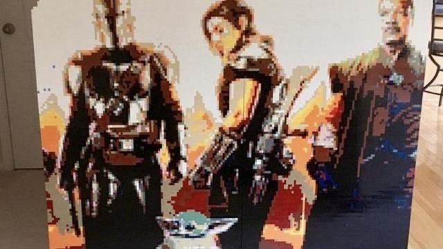 Star Wars-themed Lego display from BrickUniverse