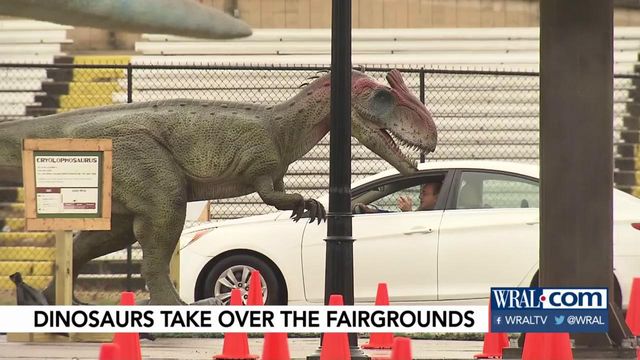 Dino Safari brings prehistoric fun to State Fairgrounds