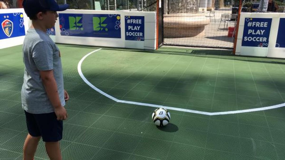 Pop-up soccer field in downtown Raleigh is open until Aug. 15