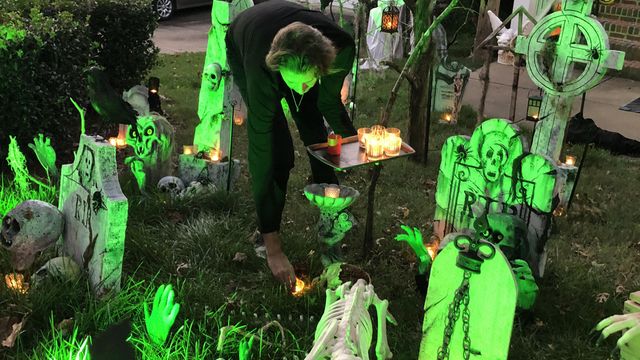 Wake Forest's 'Halloween House' a treat for the neighbors