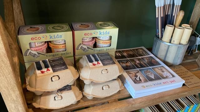 Kids' art supplies at Mindful Merchant