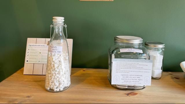 No-waste toothpaste tablets at Mindful Merchant