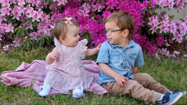 Emmy and her big brother