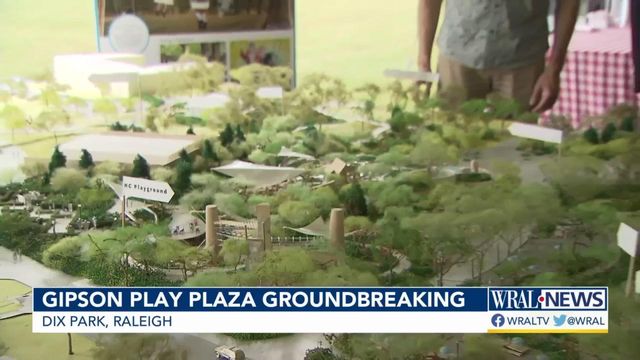 Gipson Play Plaza groundbreaking celebration held at Dix Park