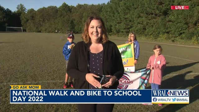 Students are biking, walking to school throughout the month
