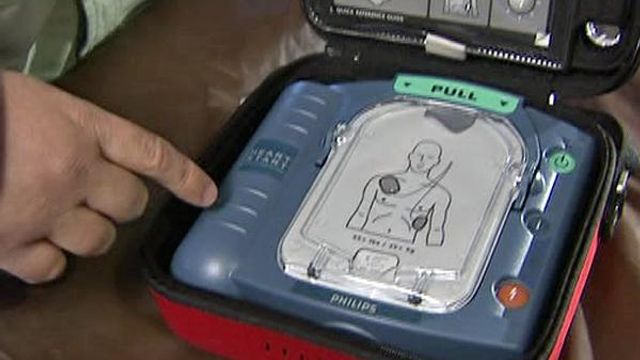 AED device saved Durham man's life