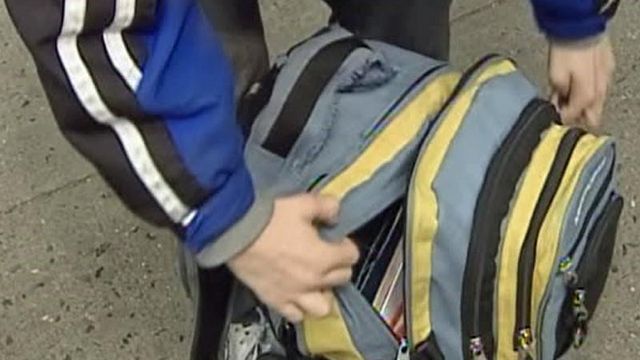 Backpacks can bring back pain