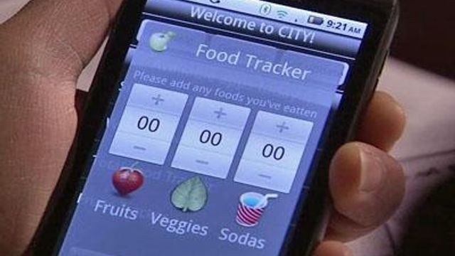 Can smart phones help with weight loss?