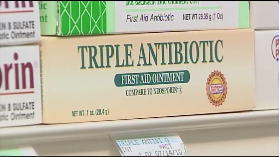 Antibiotic ointments may create drugresistant bacteria