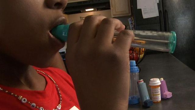 Springtime allergies can trigger asthma attacks in children