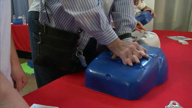 State fair exhibit offers basic CPR training