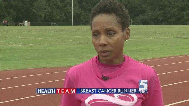 Breast cancer survivor runs to stay healthy