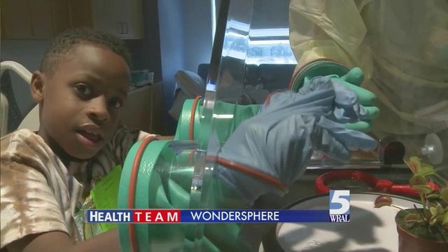 Wondersphere gives UNC Children's Hospital patients a new experience